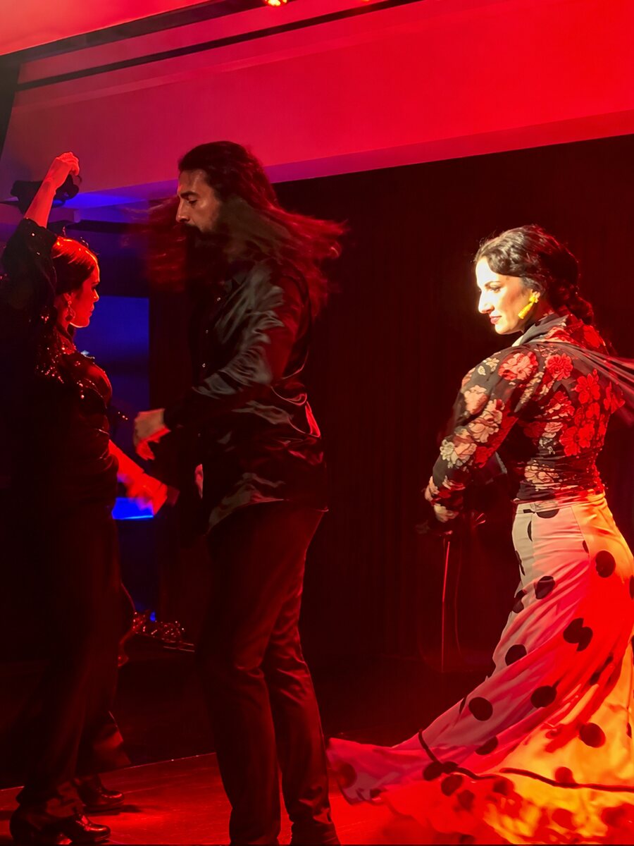 Fin de fiesta por bulerías — tablao flamenco en Barcelona